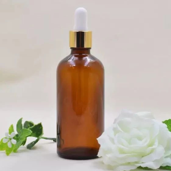 Botol Kaca Serum 100ml / Botol Pipet 100ml Kaca - Coklat Amber