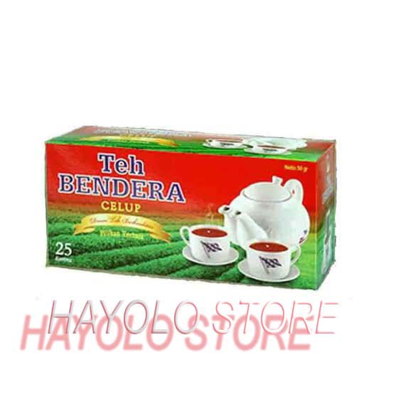 

Bendera teh celup original 50gr isi @25 kantong