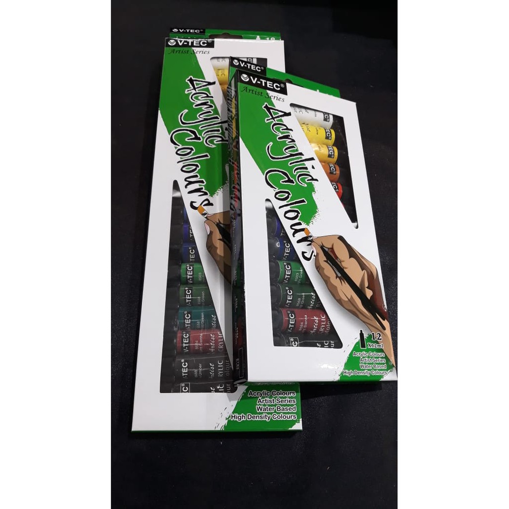 

V-TEC CAT ACRYLIC /CAT AKRILIK COLOUR SET 12ML