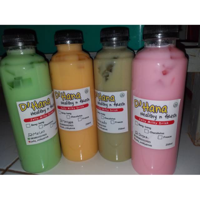 

Jellly milky drink