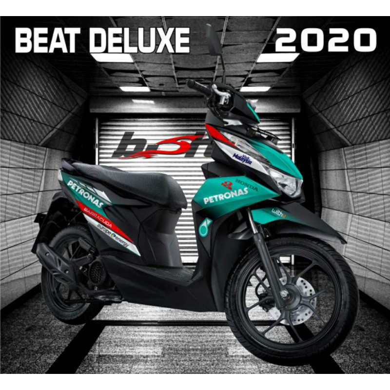 Decal Sticker Honda Beat 2020 Variasi Petronas toska
