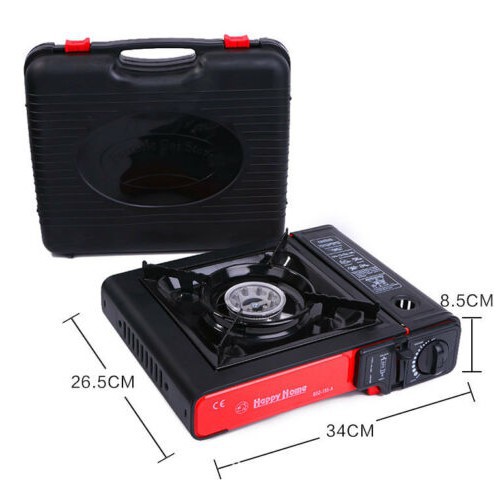 Happy Home Portable Gas Stove Kompor Portable 2 Fungsi Gas Kaleng dan Elpiji