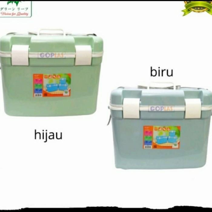 Cooler Cooler Box 30 Liter Green Leaf 5792 Kualitas Lion Star 35S Tempat Es