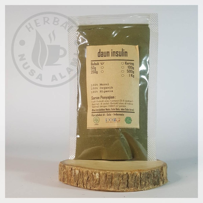 

DAUN INSULIN BUBUK | KUALITAS PREMIUM | Smallanthus Sonchifolius 100g