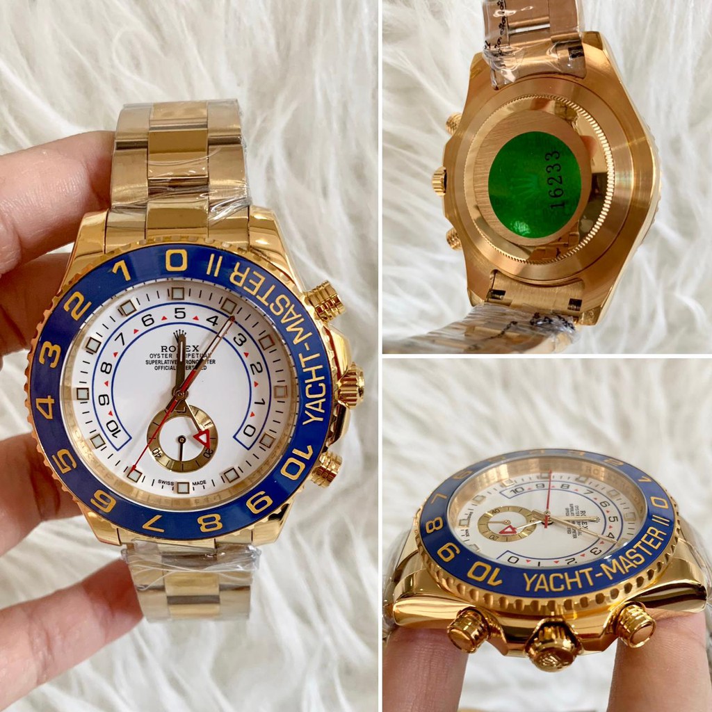Rolex Pria Jam Tangan Cowok Rolex Jam Tangan Pria Rolex Otomatis Rolex YM 43mm