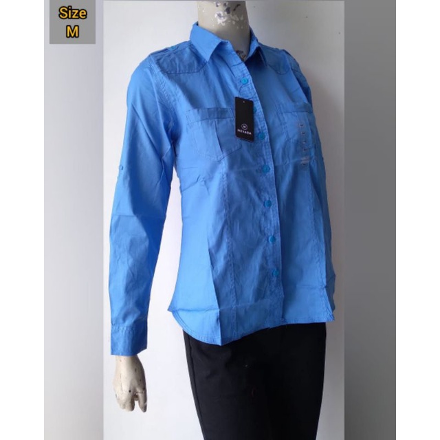KEMEJA WANITA / KEMEJA KERJA NEVADA BRANDED MATAHARI MURAH KMJNVD86