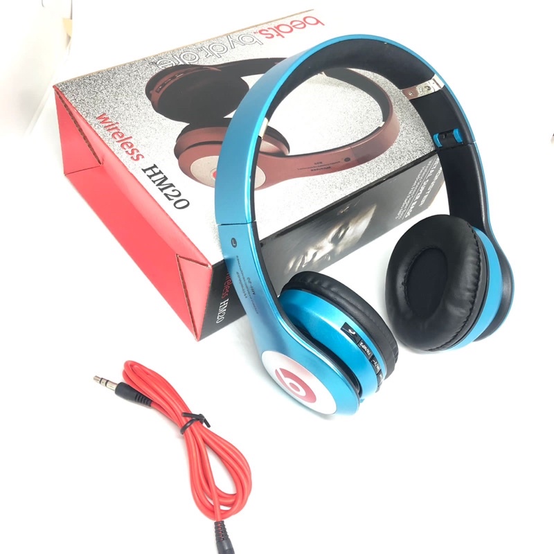 Ready Stok Headset earphone handsfree bluetooth wirelles hm20 super bass