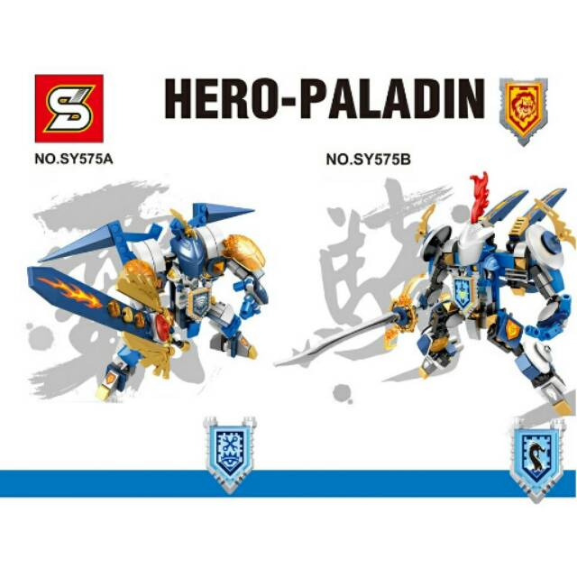 Lego nexo knights hero paladin sy 575