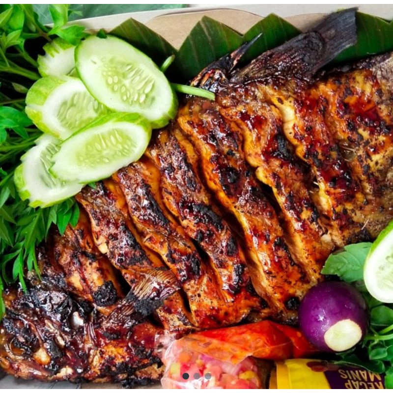 

ikan gurame bakar / goreng saos