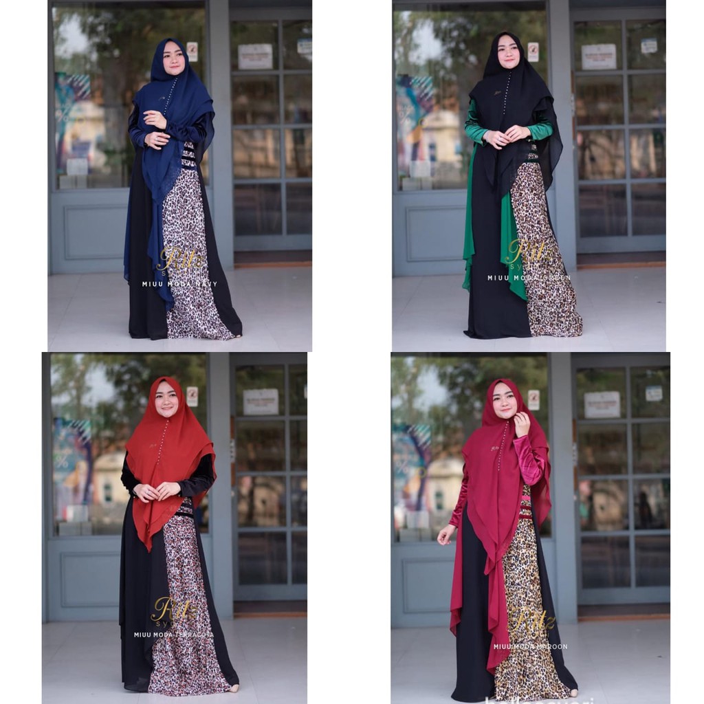 Ritz Miu Moda Gamis Syari Baju Muslim Wanita