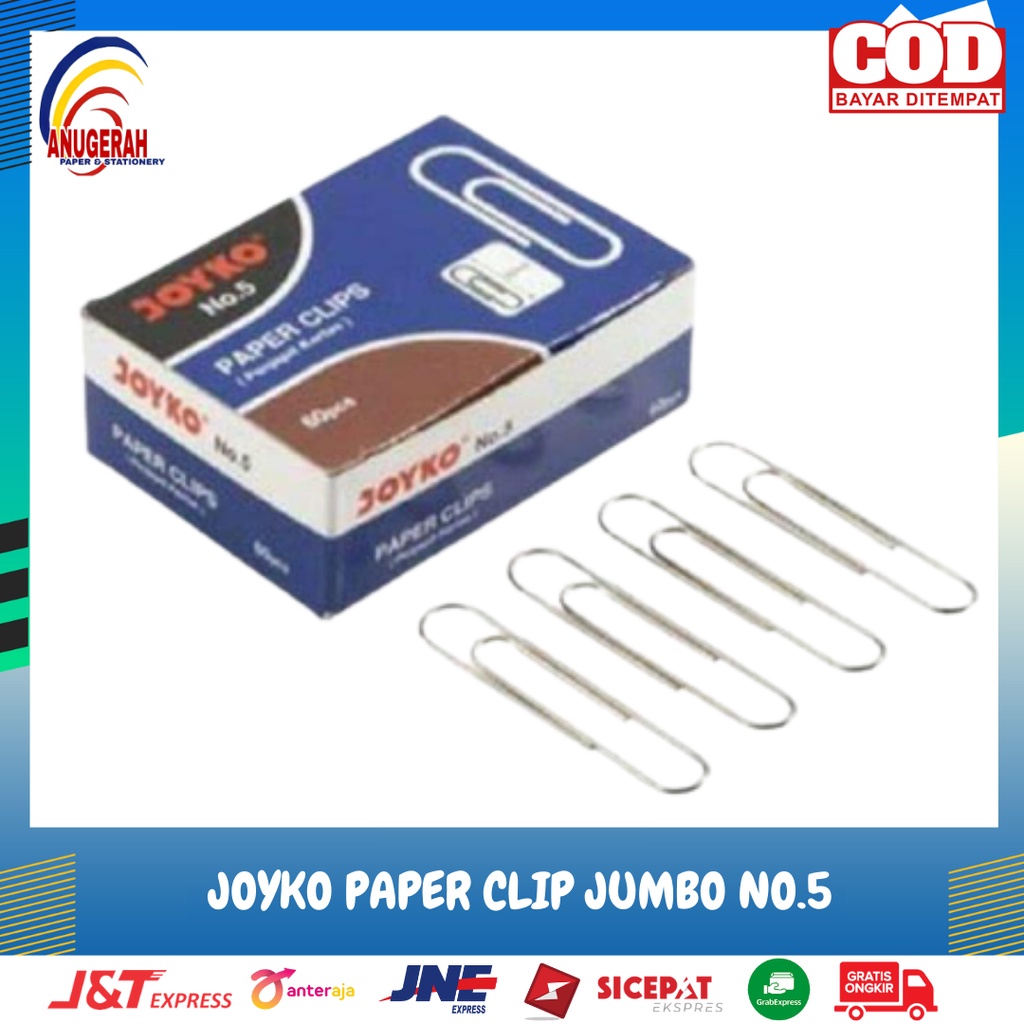 

JOYKO PAPER CLIP JUMBO NO.5 (PCS)