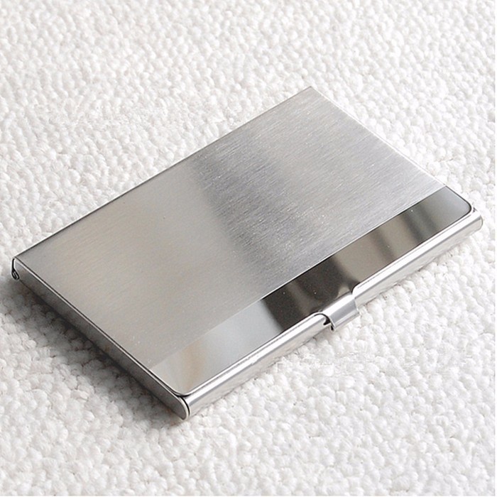 

Tempat Kartu Nama Full Stainless / Dompet Kotak Name Card Holder NS01