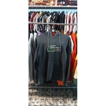 Hoodie Second brand Lacoste BIG LOGO mulus