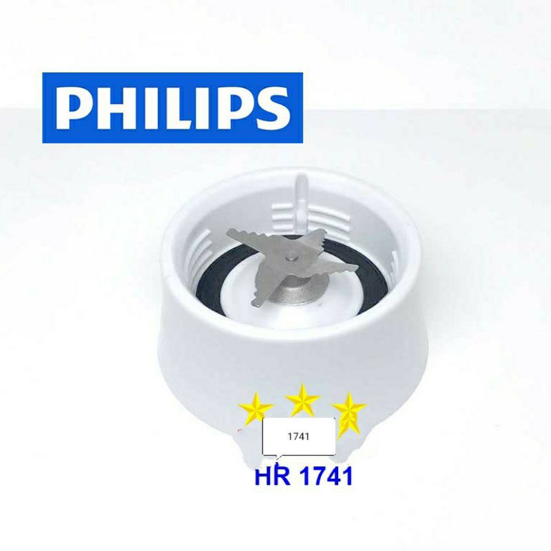 GELAS  KACA  , PISAU  MOUNTING PISAU JUS BLENDER PHILIPS HR 1741 , 1731 , 1791 , CUCINA BELING KACA