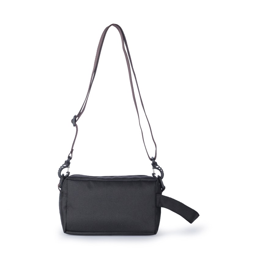 Lito Black | Tas Slempang Hitam Pria Ori Bahu Multifungsi Sling Pouch Mini Waistbag | FORIND x Arcio