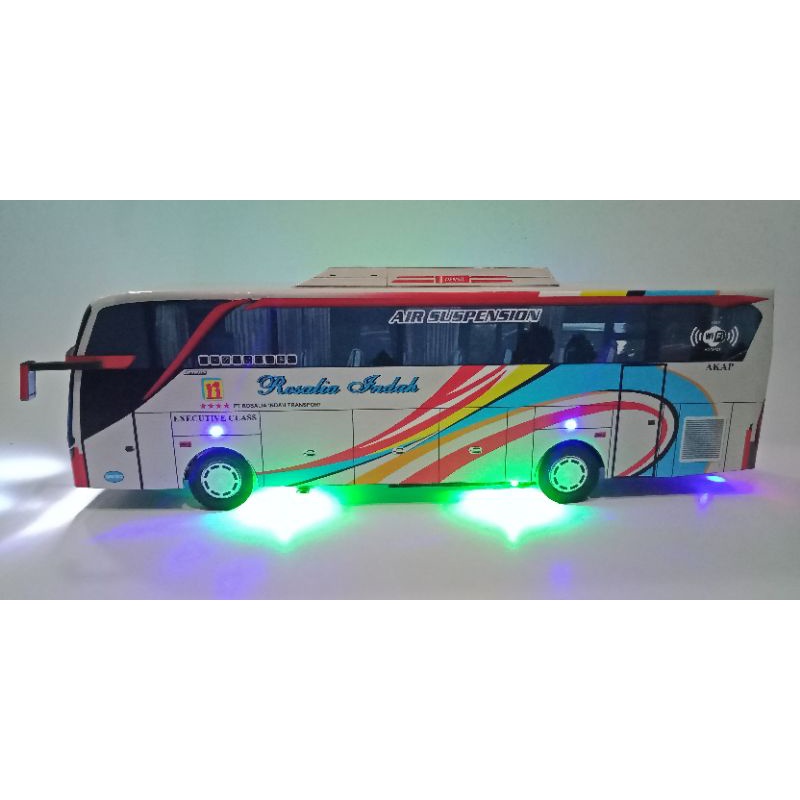 Miniatur bus RC remot control cas Rosalia indah jb 2 shd