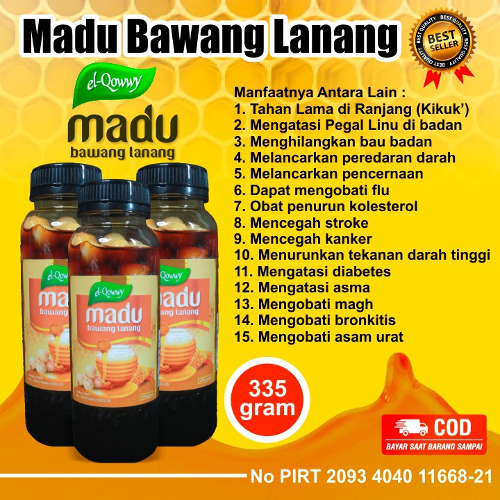 

Madu Bawang Tunggal 335gr