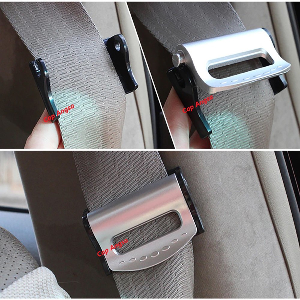 SEATBELT ADJUSTER SEAT BELT CLIP STOPPER PENJEPIT SABUK PENGAMAN MOBIL 1pc 1pcs 1 pc BUCKEL KLIP LOCK ADJUSTMENT UNIVERSAL CLAMP SHOULDER COMFORT LIMITER