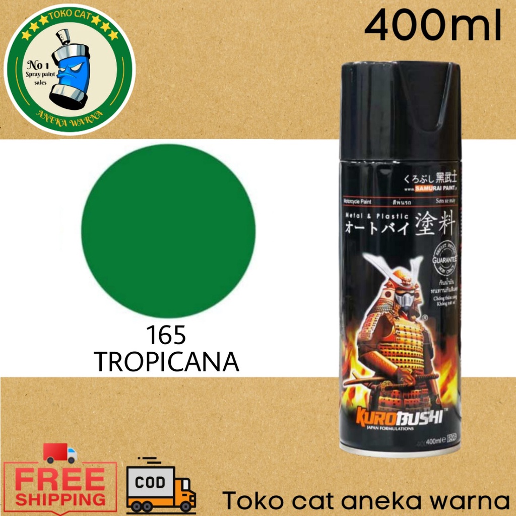 SAMURAI PAINT 165 TROPICANA 400ml CAT SEMPROT SPRAY PAINT PILOX PILOK