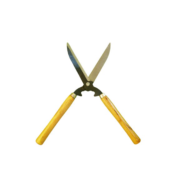 Alat Berkebun Gunting Rumput Gagang Kayu