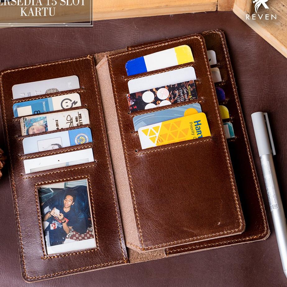 ֍ Dompet Branded Pria Wanita Lipat Panjang Original Import Dompet Besar Pria Wanita APOLLO ❇