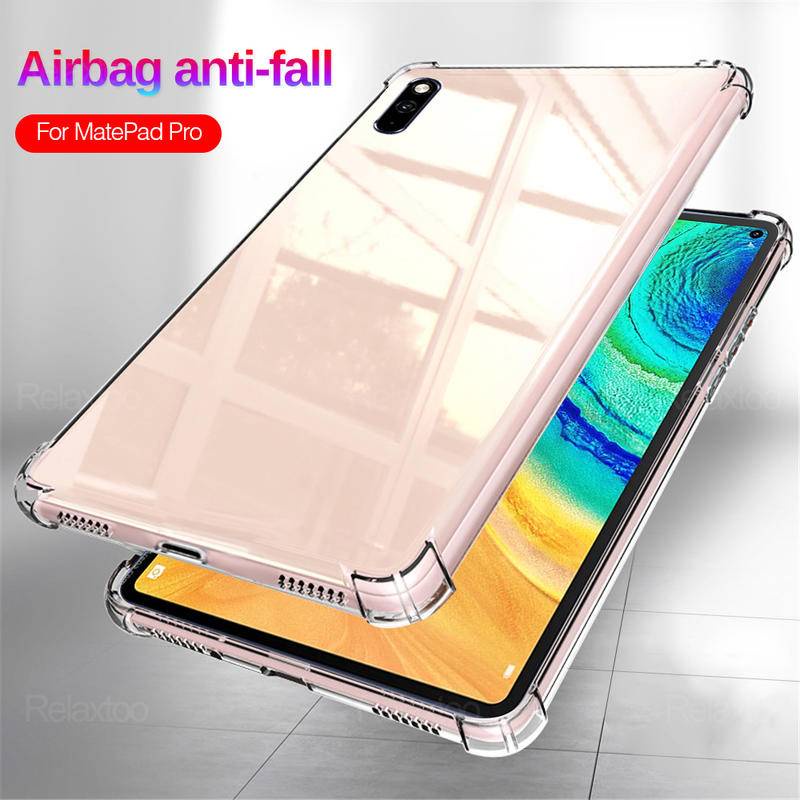 Soft Case Silikon TPU Transparan Shockproof 360 Cover Huawei MatePad Pro SE 10.1 10.8 11 12.6 T 10 10S M6 Tablet 8 6 7 X6 V6 V7 9.7 10.4