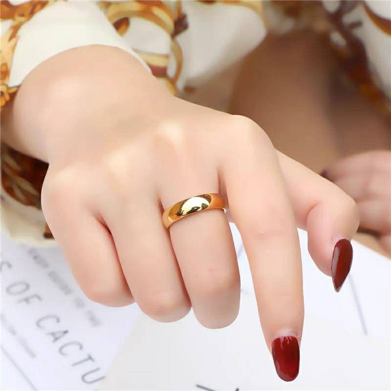 CINCIN TITANIUM COUPLE GOLD RING