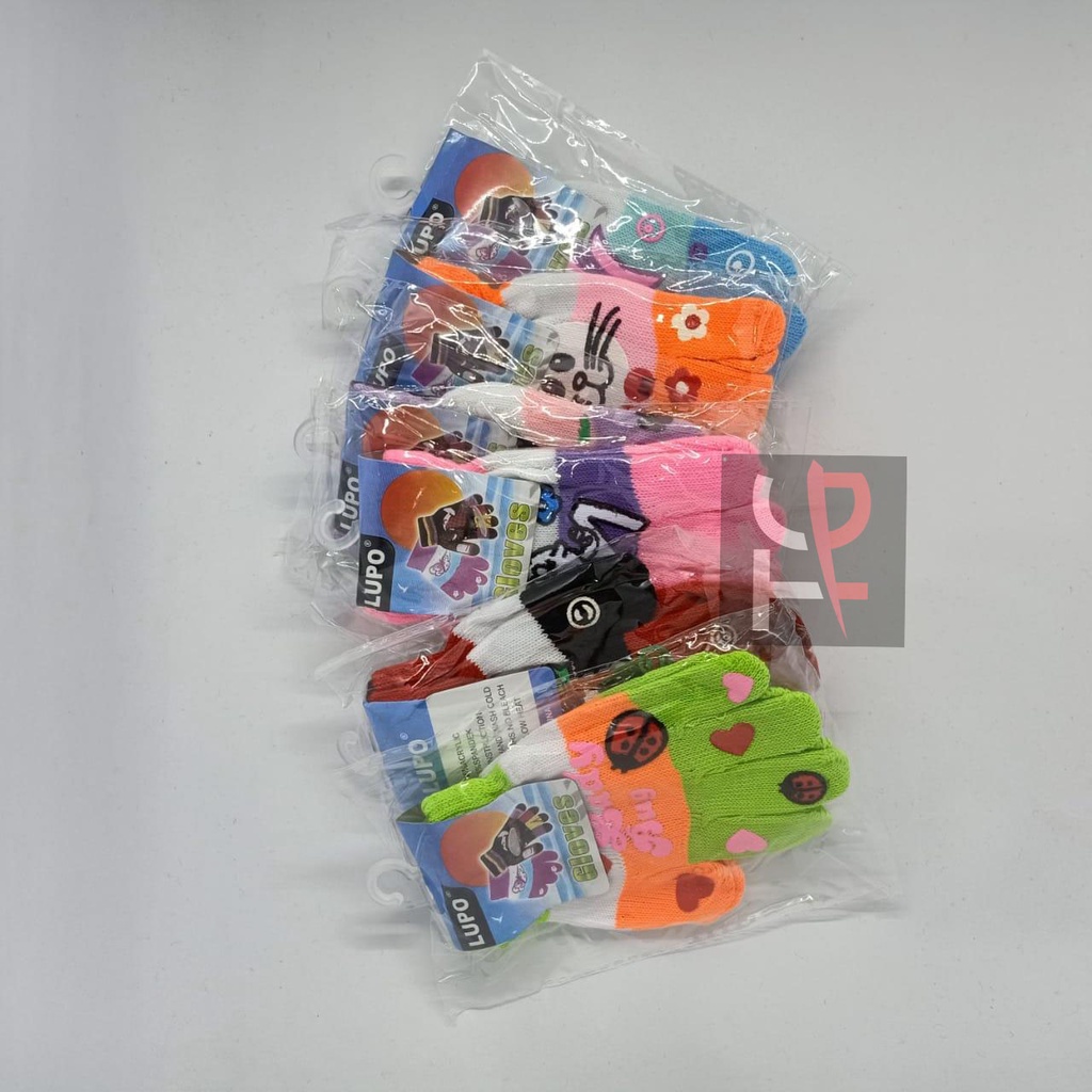 SARUNG TANGAN ANAK ANAK / SARUNG TANGAN ANAK PEREMPUAN USIA 5-12 TAHUN