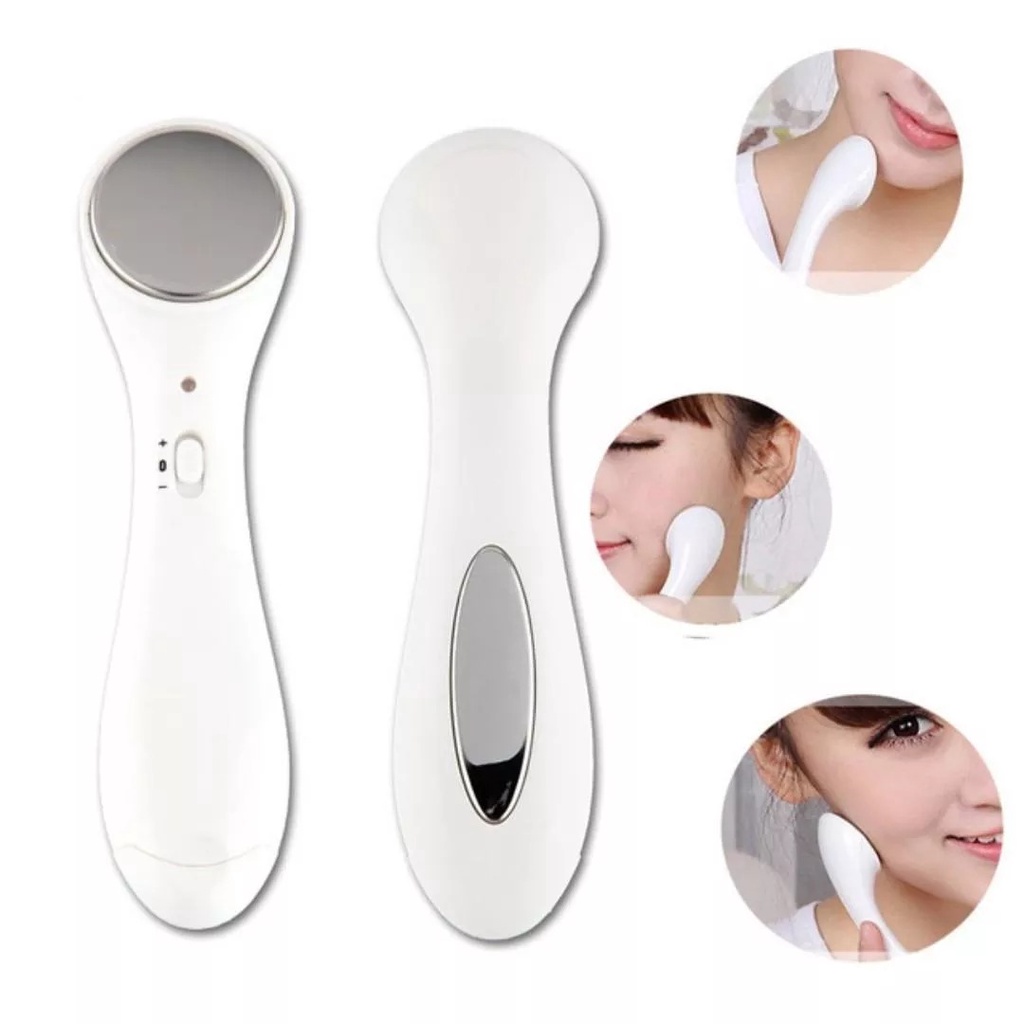 Setrika Wajah Ion Face Massager - Face Massager Alat Setrika Wajah Penirus Pipi Ion - Pijat Wajah Penirus Pipi Getar Anti Keriput