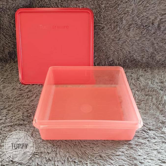 PROMO | MOSAIC SNAK STOR (1) RED MERAH TOPLES TUPPERWARE