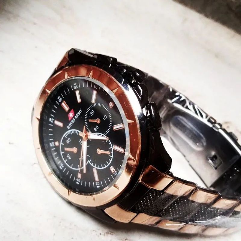 Jam tangan pria pria blackGold77