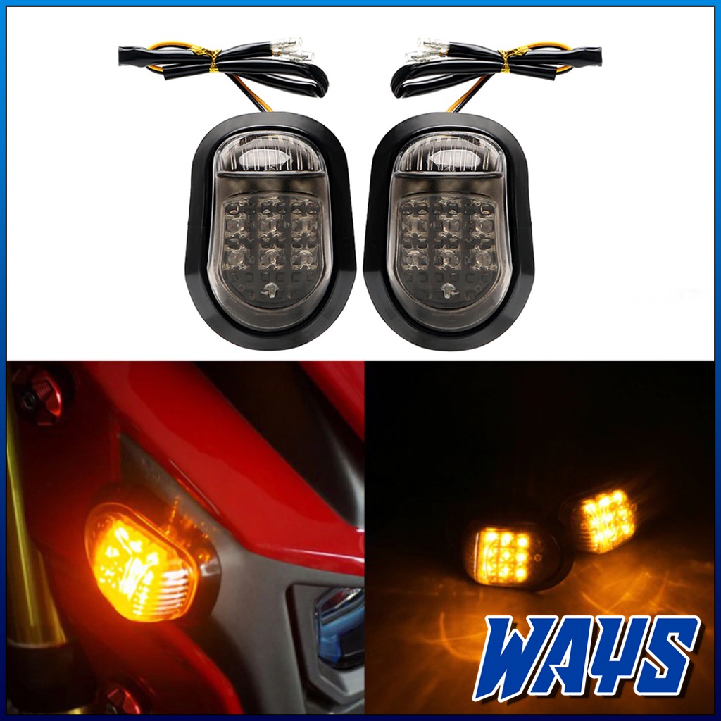 L011 | Lampu Sein Sen Tempel LED Motor Fairing CBR 150R 250RR R15 R25 Ninja RR 250 FI GSX R150