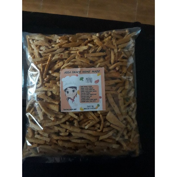 

500gr Basreng pedas daun jeruk