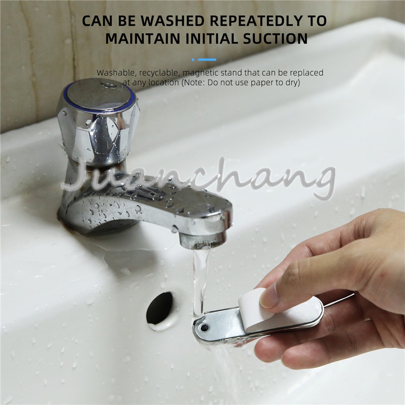 Stand Holder Hp Universal Bentuk Strip mini Bahan Metal Untuk Mobil / Kantor