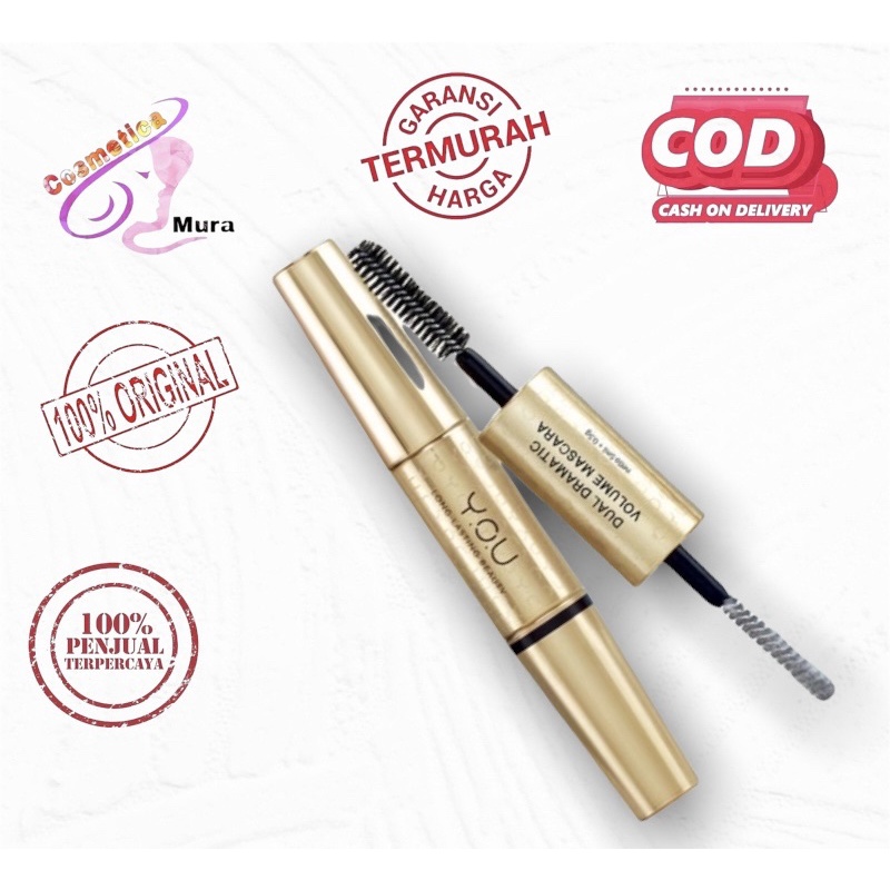 You dual mascara // you dramatic volume mascara fiber
