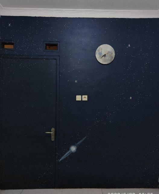 Custom Jam Dinding Request Murah Bahan Mdf