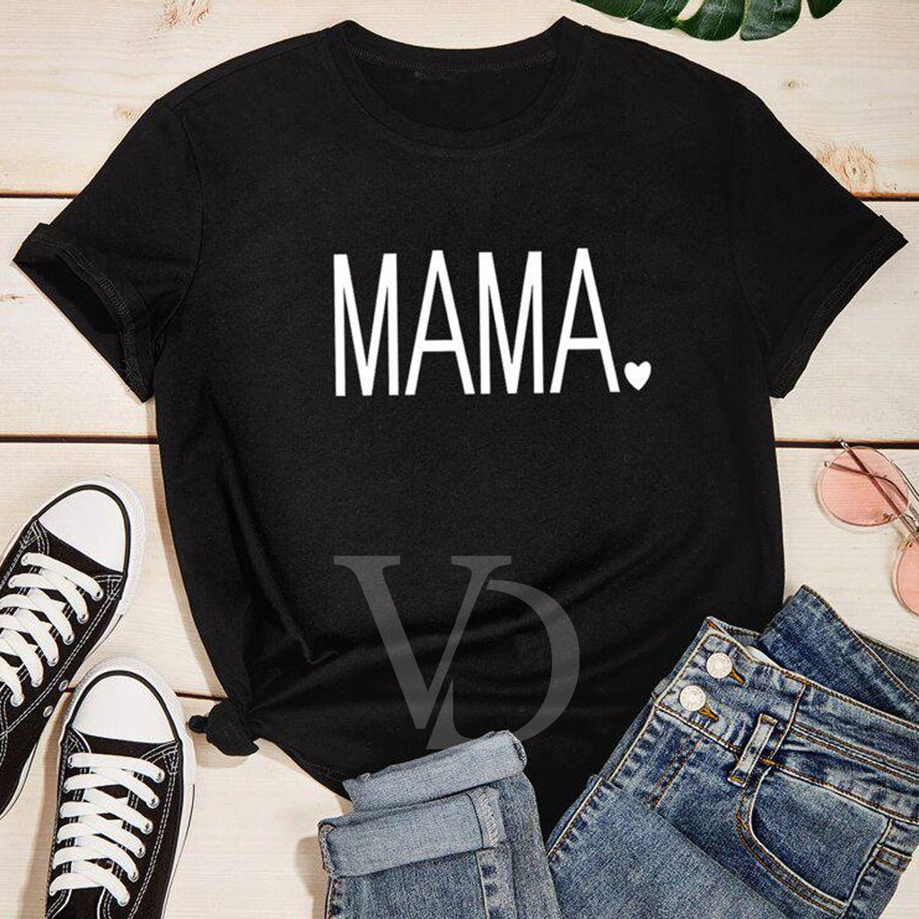 KAOS MAMA / kaos custom / tumblr tee / baju wanita letter mom