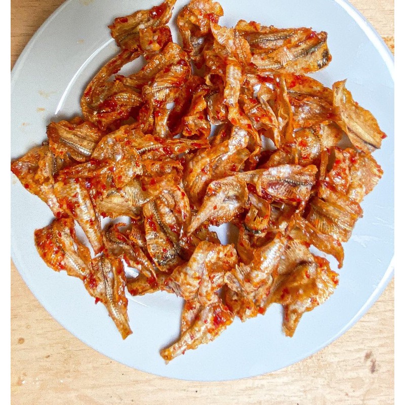 

sambalado ikan bulu / keripik ikan bulu