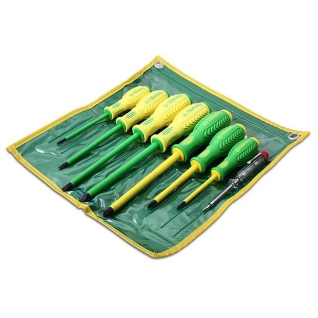 Oeng set 7 pcs obeng set listrik tekiro obng tekiro obeng set tekiro obeng