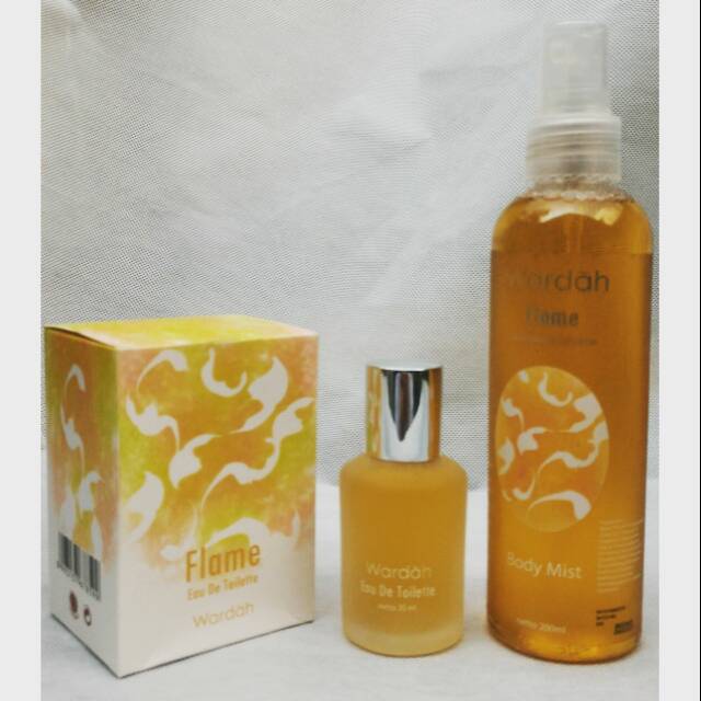 Preloved EDT & Body mist Wardah - Flame