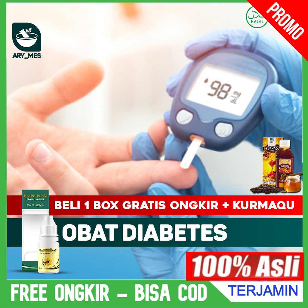 

Obat Diabetes - Gula Darah Tinggi - Diabet - Kronis - Kencing Manis Paten Herbal Propolis SM Alami