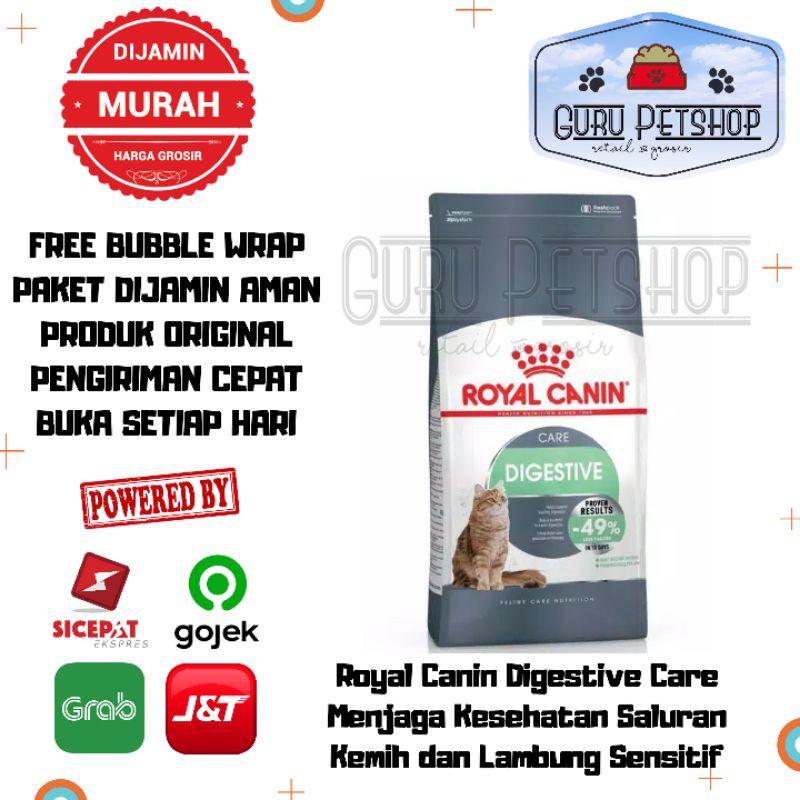 Royal Canin Digestive Care 2Kg Freshpack / Makanan Kucing Masalah Pencernaan Royal Canin