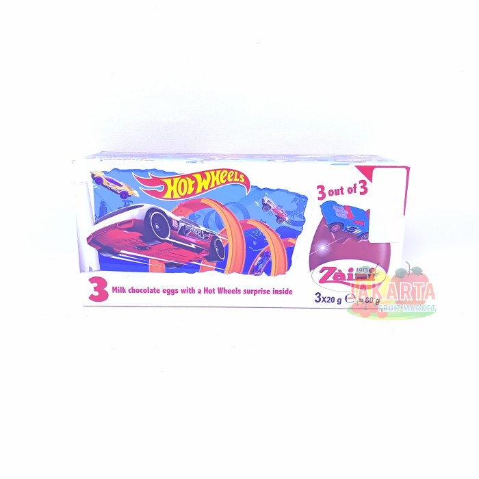 

(COKELAT) ZAINI CHOCOLATE EGG HOT WHEELS 60G