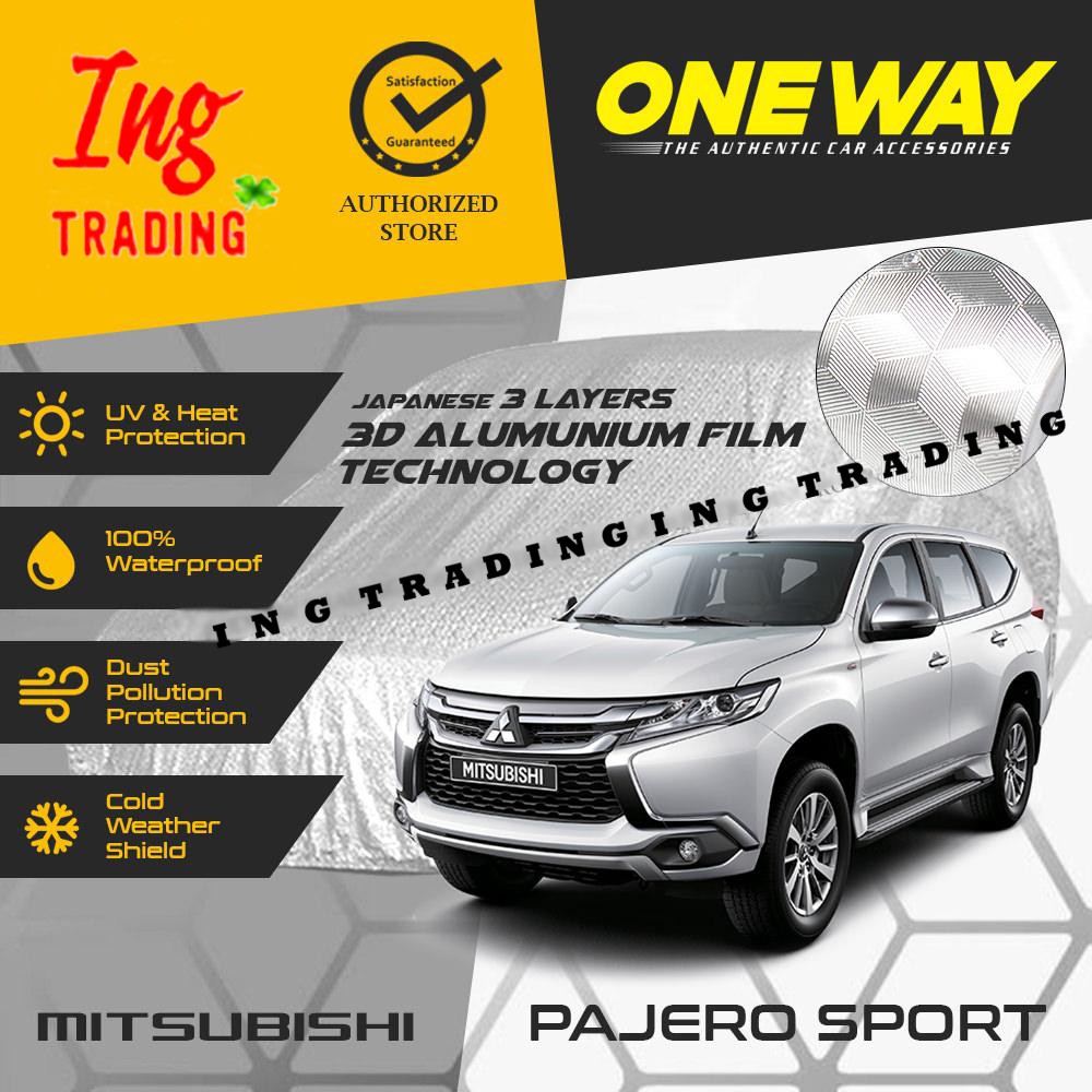 Cover Sarung Mobil PAJERO SPORT Anti Air Waterproof 3 LAPIS