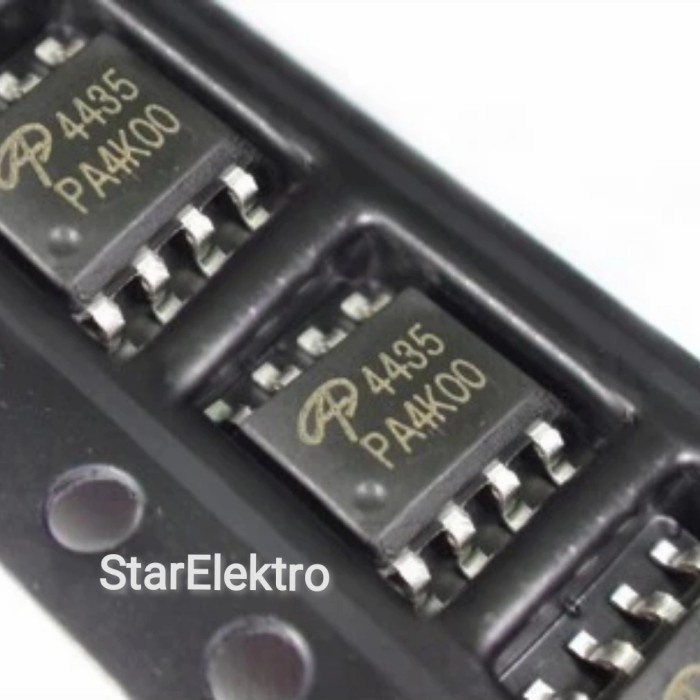 2pcs AO4435 FDS4435 FDS4435A SI4435 IC 4435 Mosfet Sop-8 30V 10A P-Channel