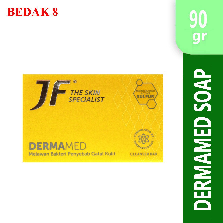 (Sabun Sulfur) JF Cleanser Bar Dermamed 90 gr