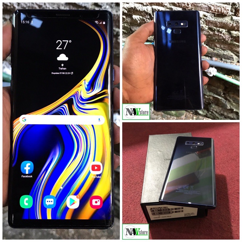 Samsung Note 9 8/512GB Bekas Second Mulus Minus Retak