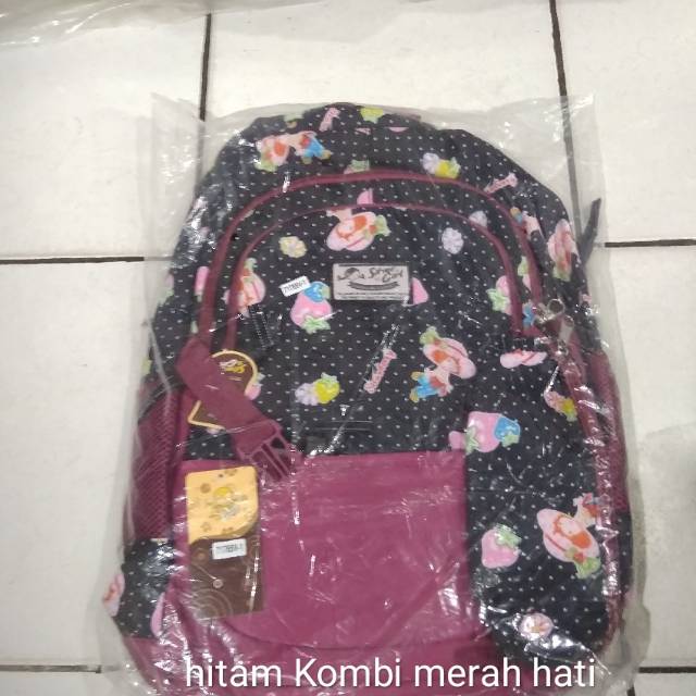 Tas ransel  Alto silver girl strawberry anak wanita 71785V