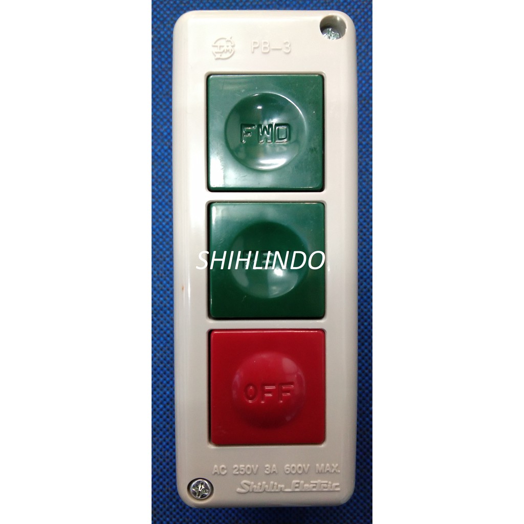 Power Push Button Kontaktor PB-3 Shihlin Electric 2NO1NC