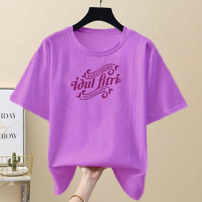 YOURSTYLE1119 - KAOS IDUL FITRI  BAJU KAOS WANITA DISTRO UNISEX OVERSIZE PRIA JUMBO CASUAL KEKINIAN